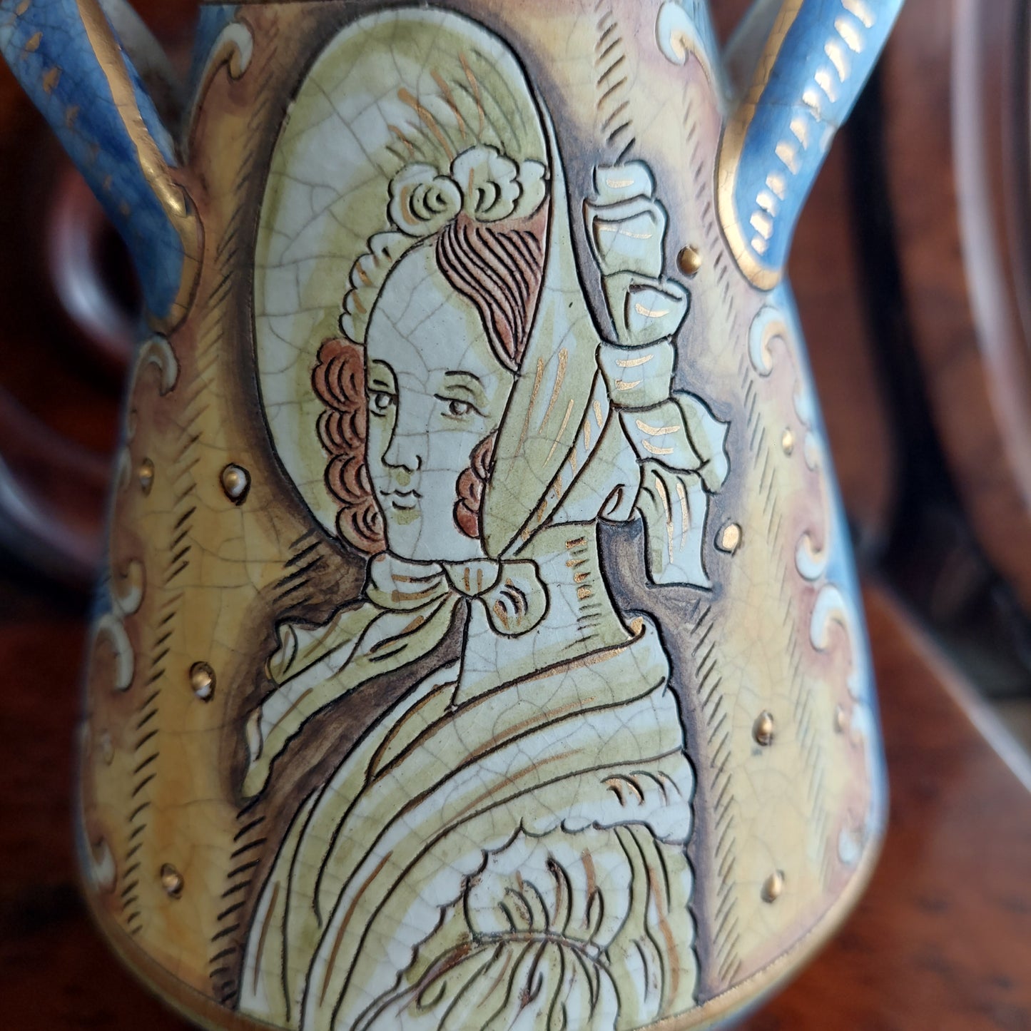 Vaso Ceramica* Deruta Firmato Gialletti Vg