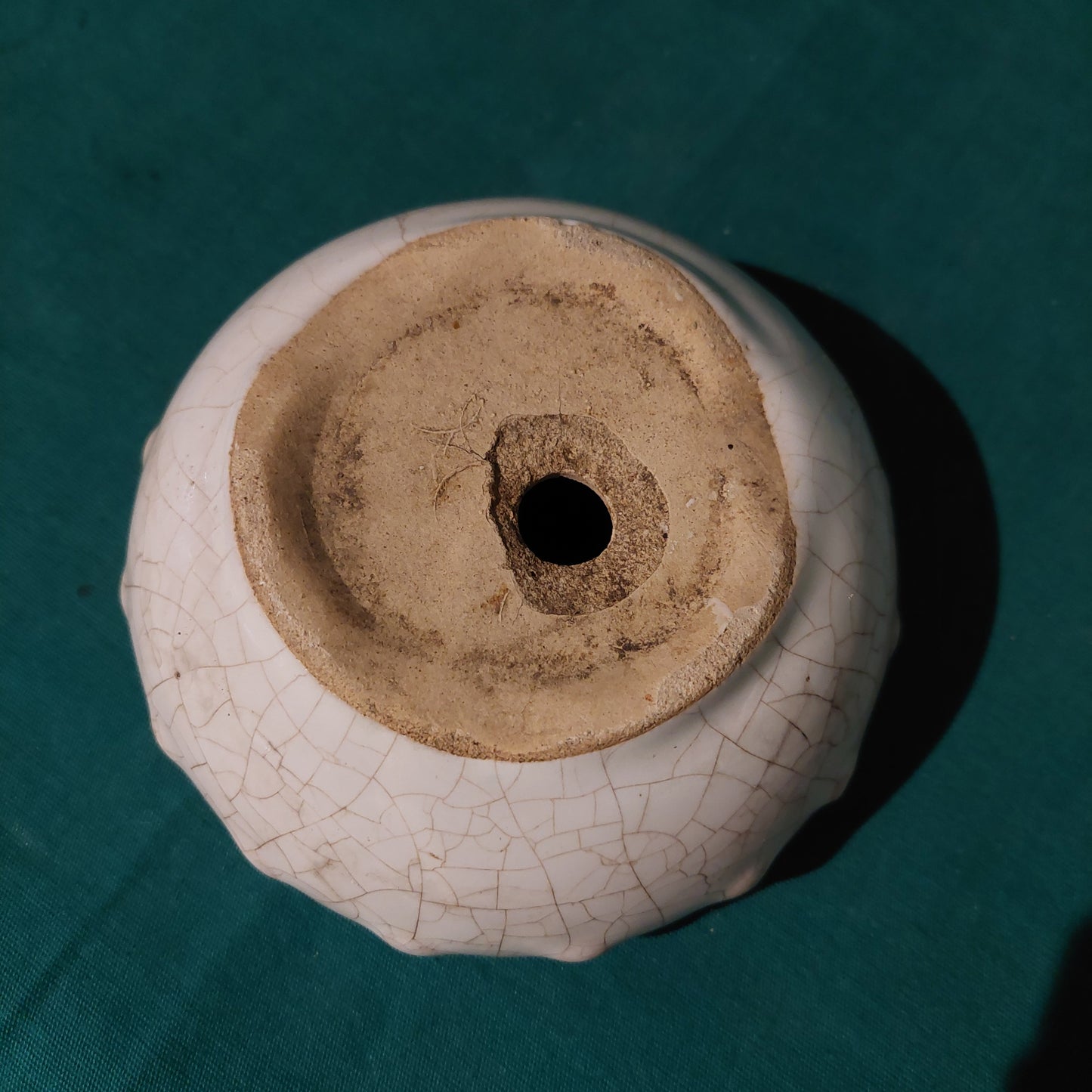 Mini Cachepot Ceramica Crackle'