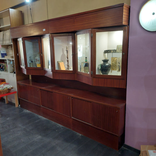 Vetrina Legno Sfaccettata 6/a 6/s Cm298x47x211h