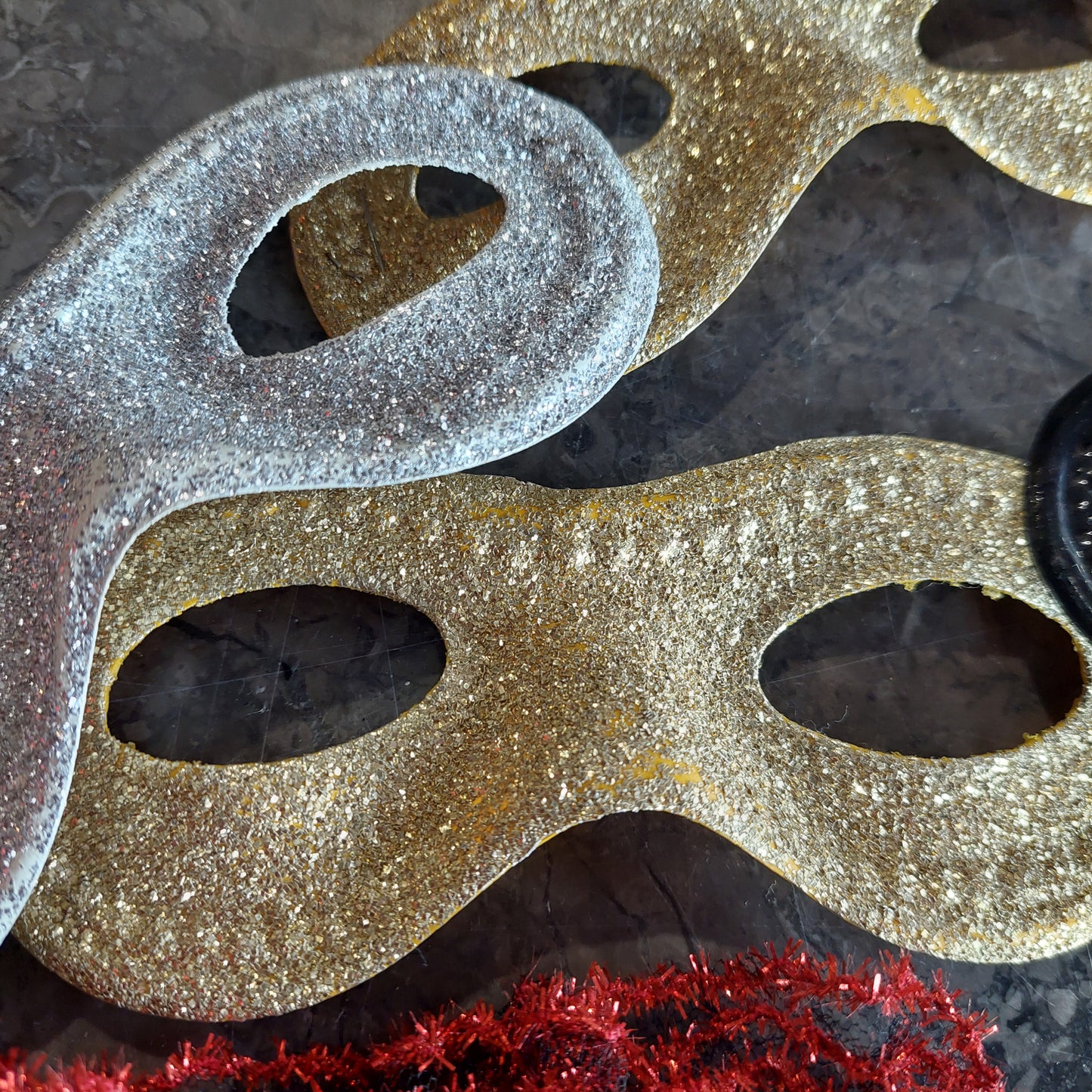 Set/9 Mascherine Di Carnevale Vintage