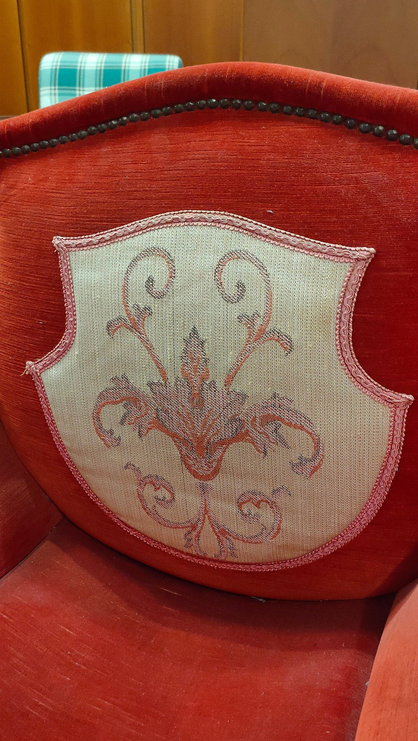 Poltroncina * St. Savonarola Velluto Arancio