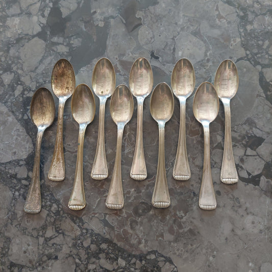 Set/10 Cucchiaini Vintage Arg 1000
