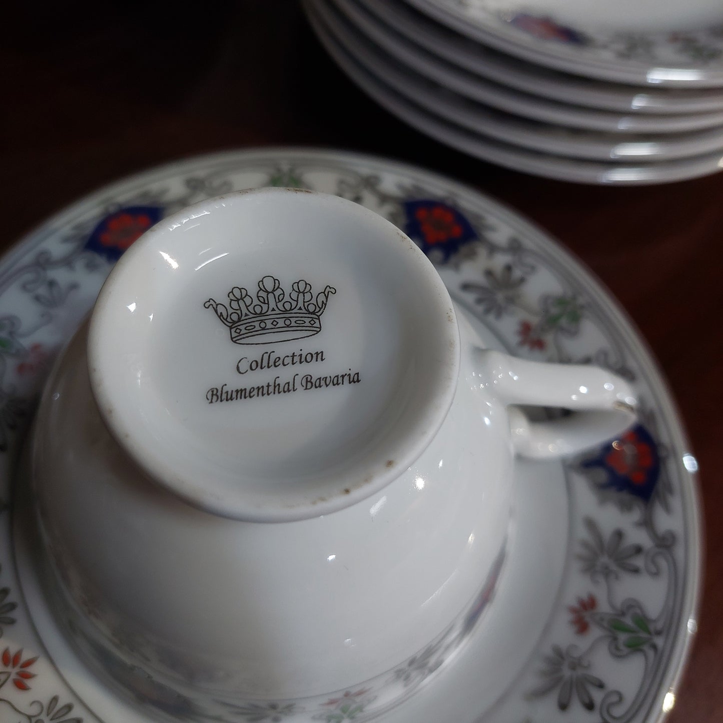 59490 Serv/the Blumenthal Bavaria 12 Tazze + 3pz