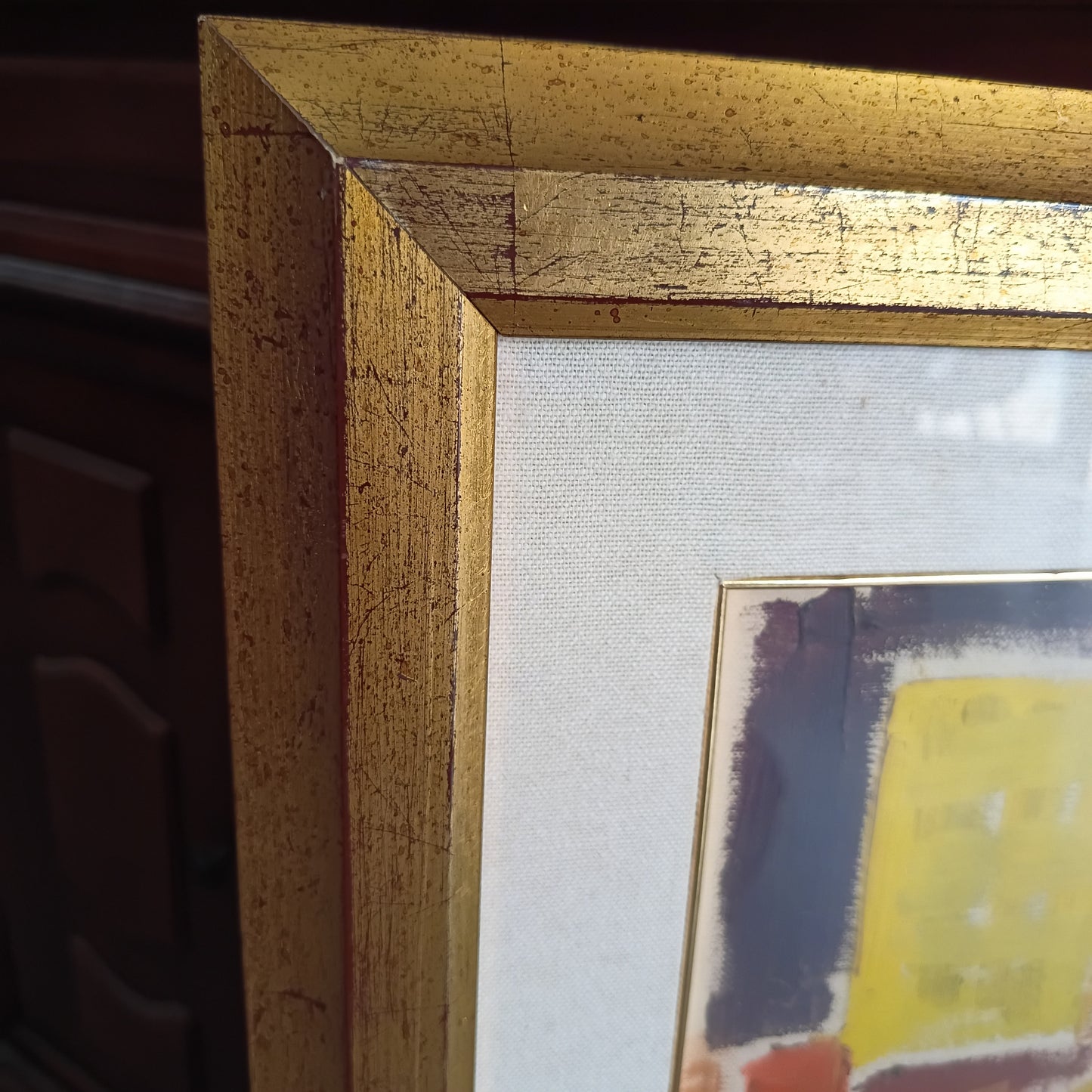 Q/ Astratto Vaso Con Volto Cm57x77