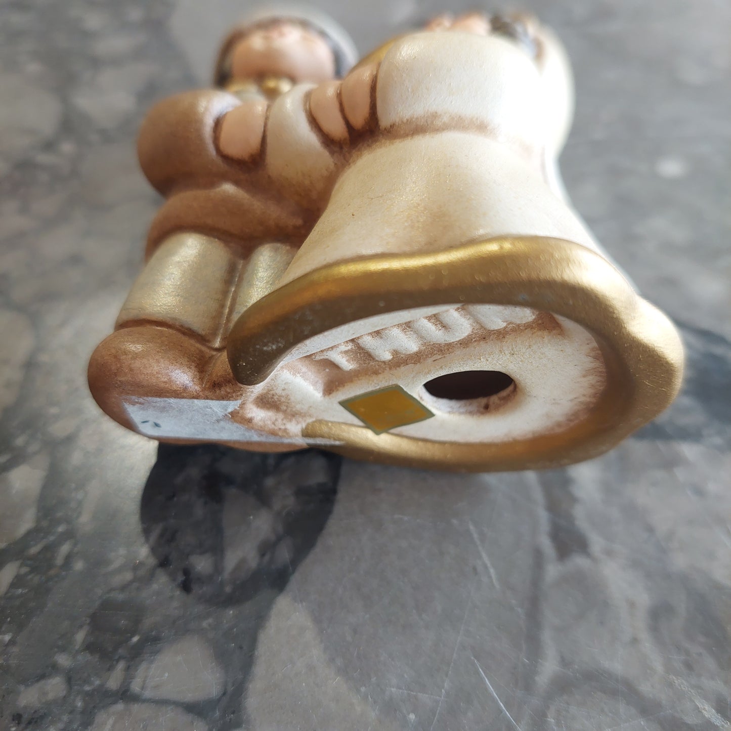 Statuina Coppia Sposini Porcellana Thun Cm6,5x7,5h