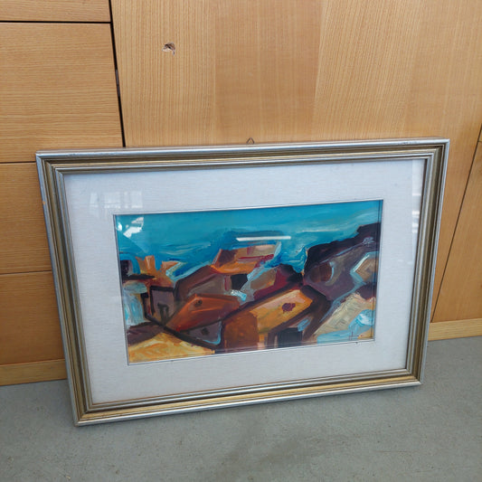 Quadro Astratto Firmato Filosa