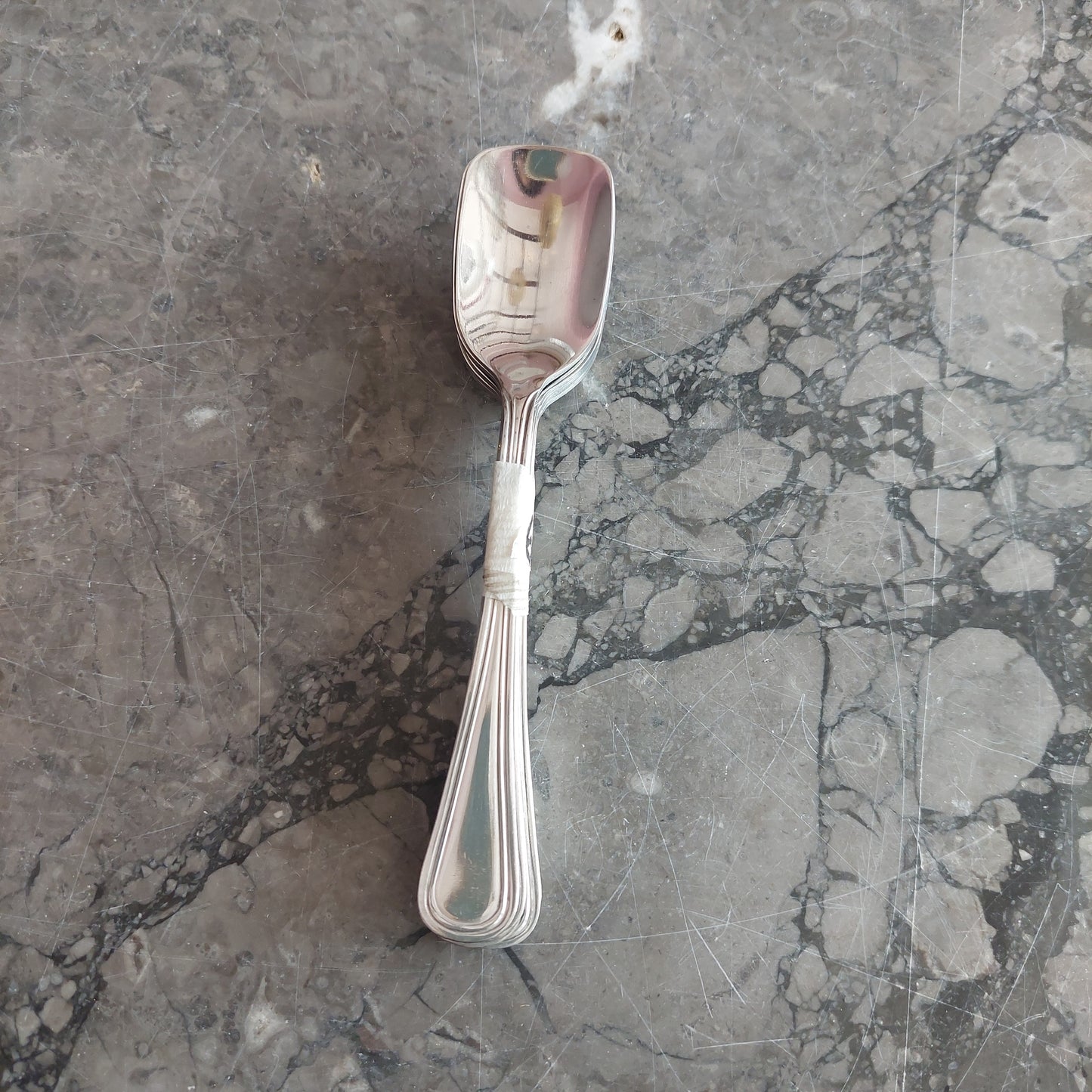 Set/6 Cucchiaini Paletta Gelato Acciaio Inox