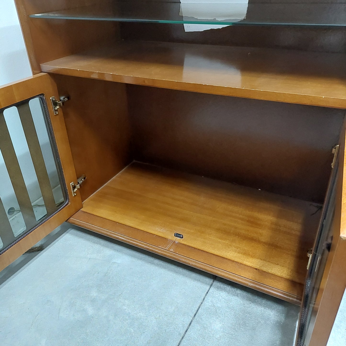 Porta Tv Legno/vetro 2/s Con Ruote