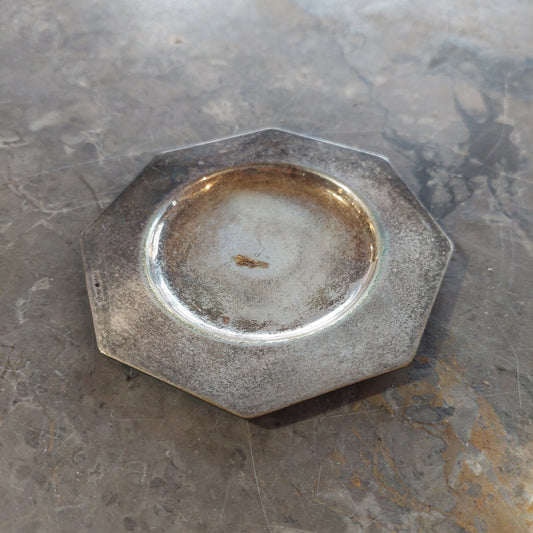 Posacenere * Esagonale Silver Plated D10,5