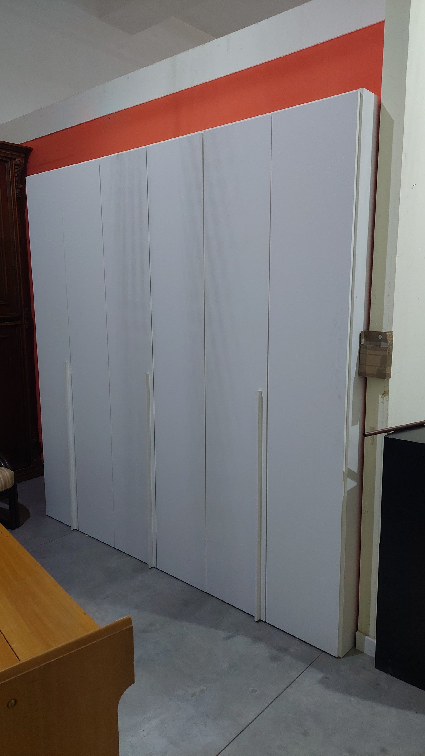 Armadio Bianco 6 Ante Cm240x52x237h