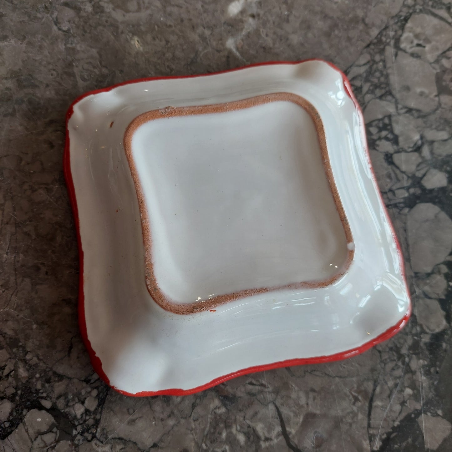 Posacenere Ceramica Dipinta Uccellini