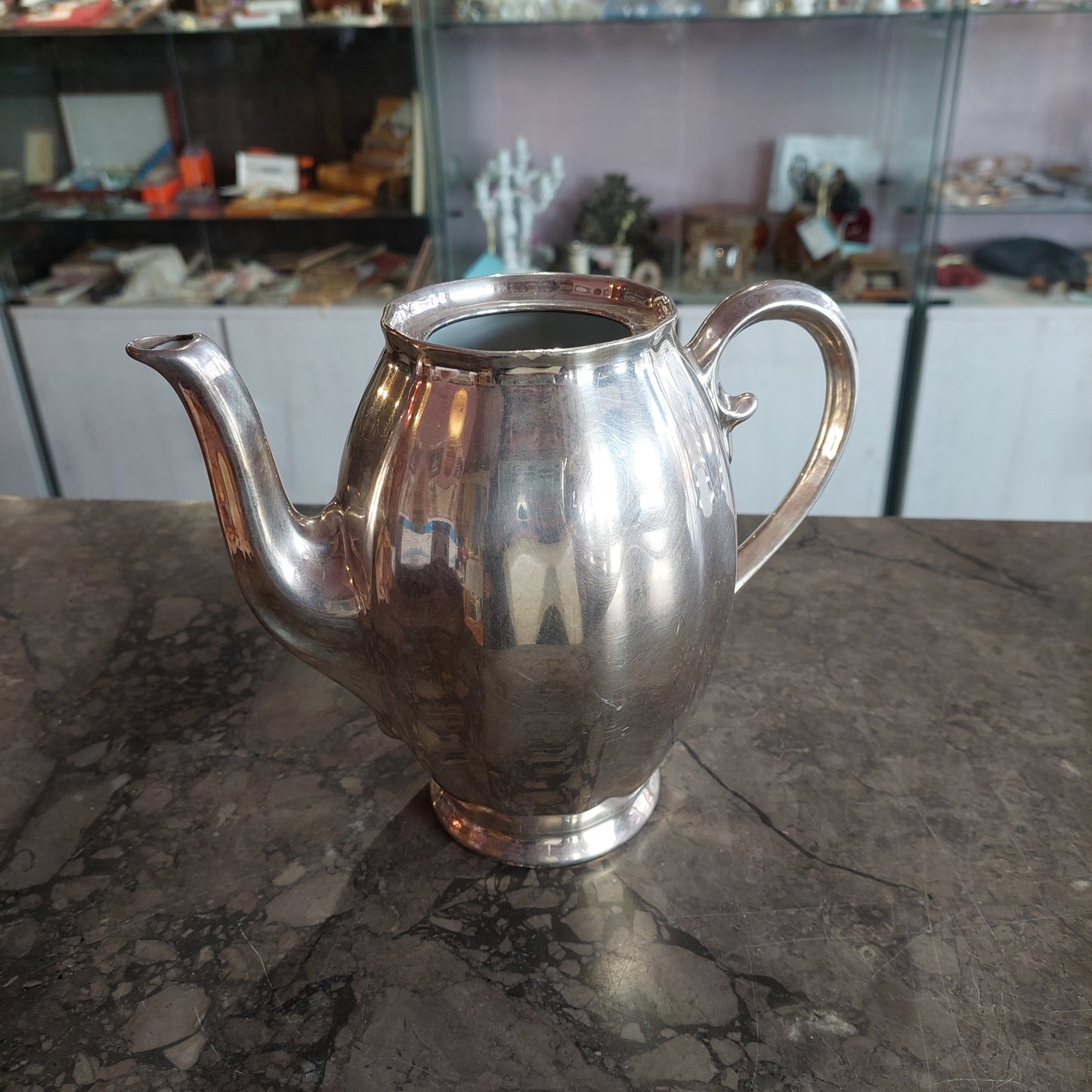 Caffettiera Porcellana Argentata (senza Coperchio)