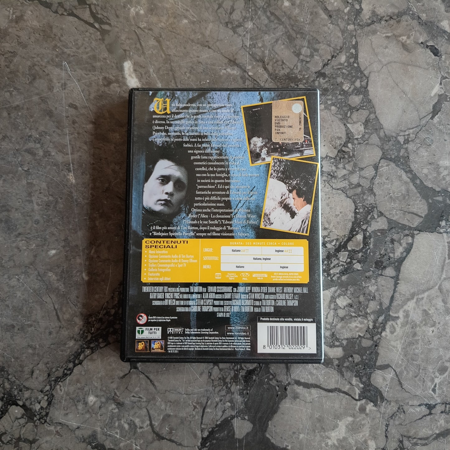 Dvd/edward Mani Di Forbici