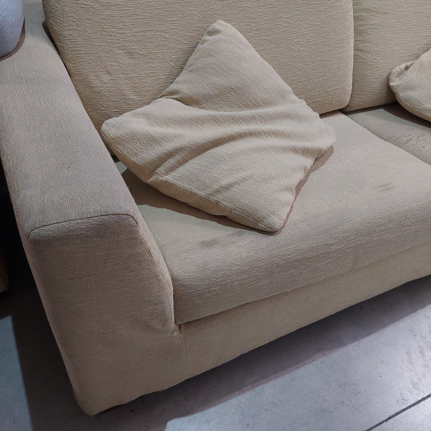 Divano Letto Matrimoniale Sfoderabile* Beige Cm20x88x68h