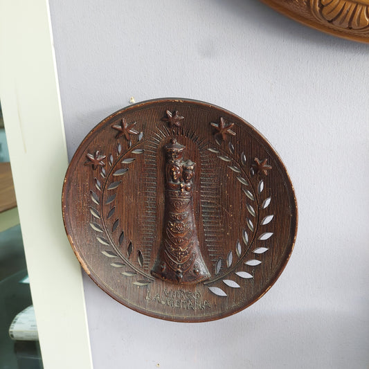 Piatto Madonna Nera Di Loreto Virgo Lauretana