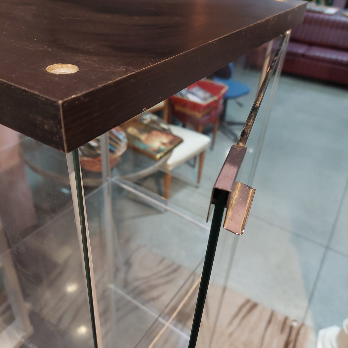 Vetrinetta Da Esposizione 4 Ripiani Cm42,5x36,5x163,5h