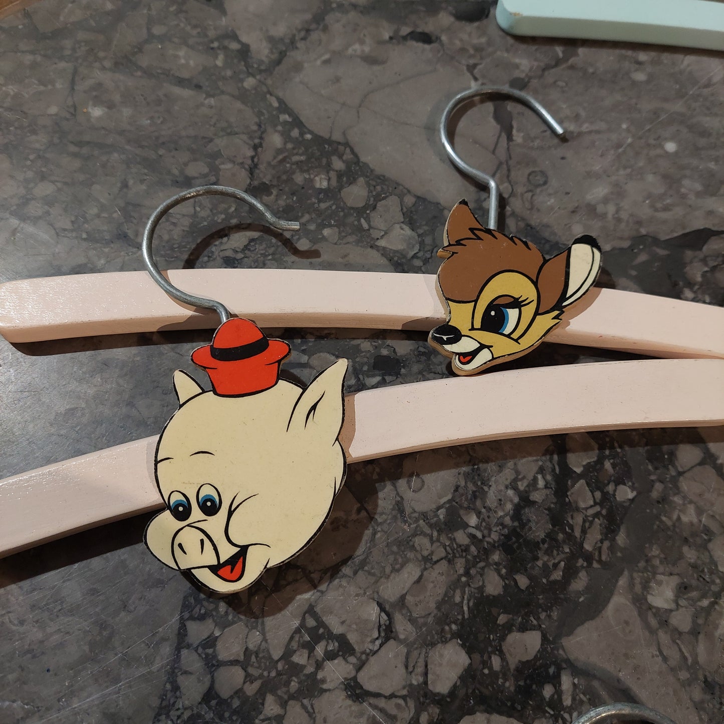 Set/7 Grucce Legno Anni 50 Disney Per Bimbi