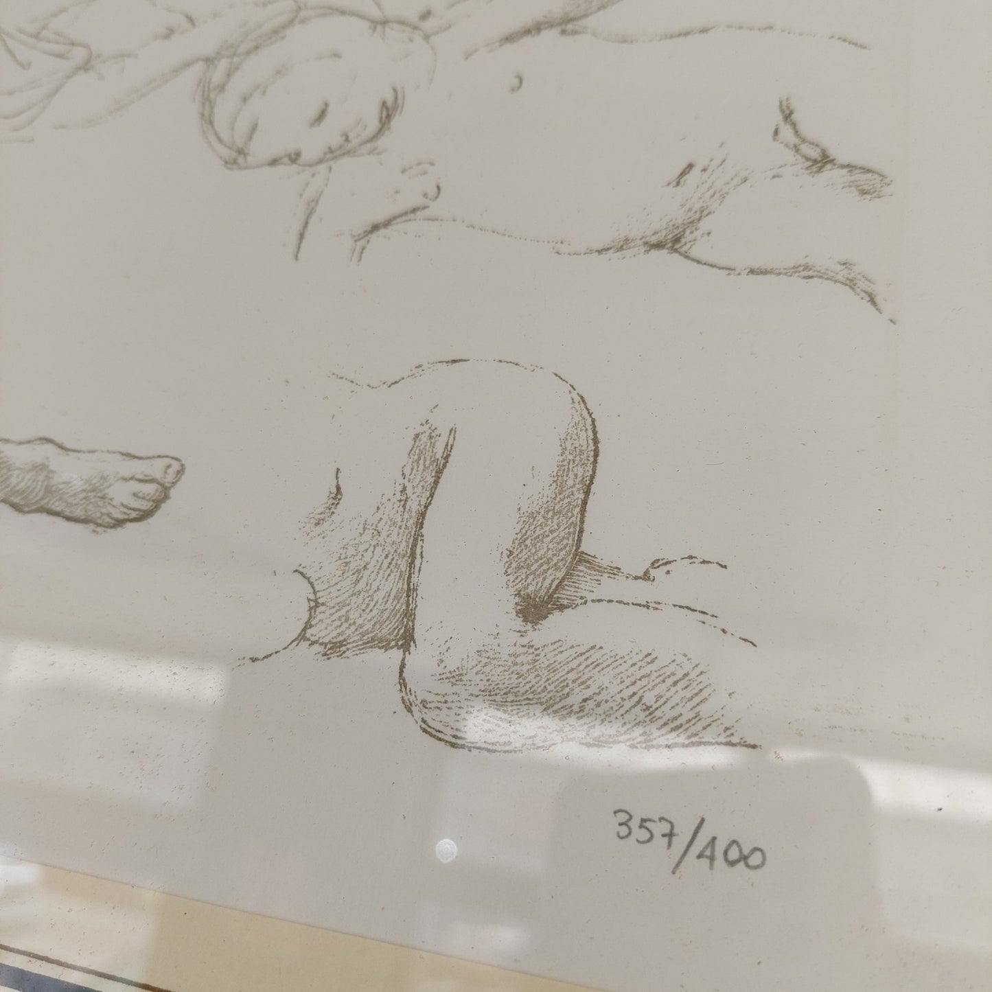 Q/litografia Studio Per Affresco Cesare Maccari 357/400 Cm49x36