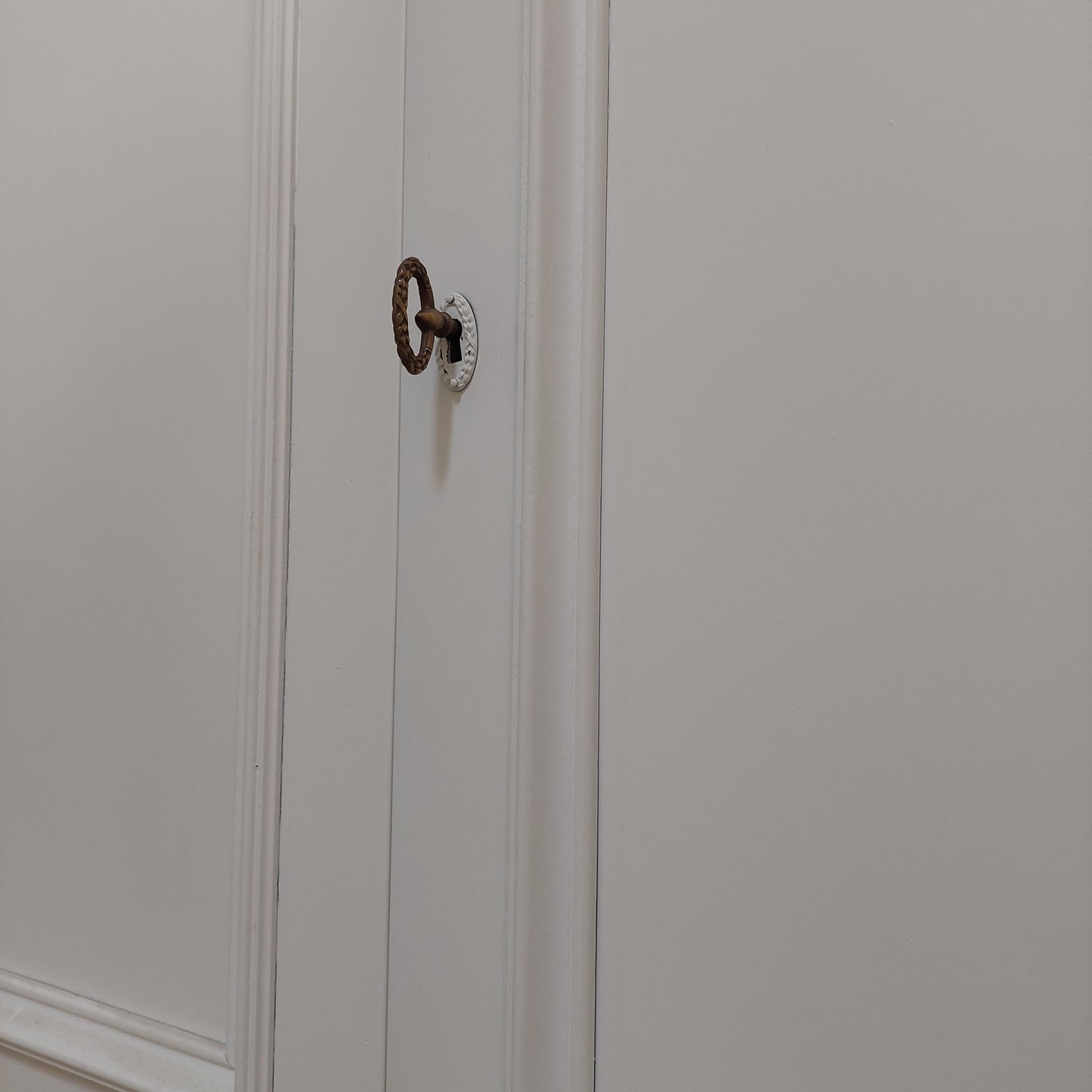 Armadio* 10/a Bianco Shabby Chic Cm247x61x266