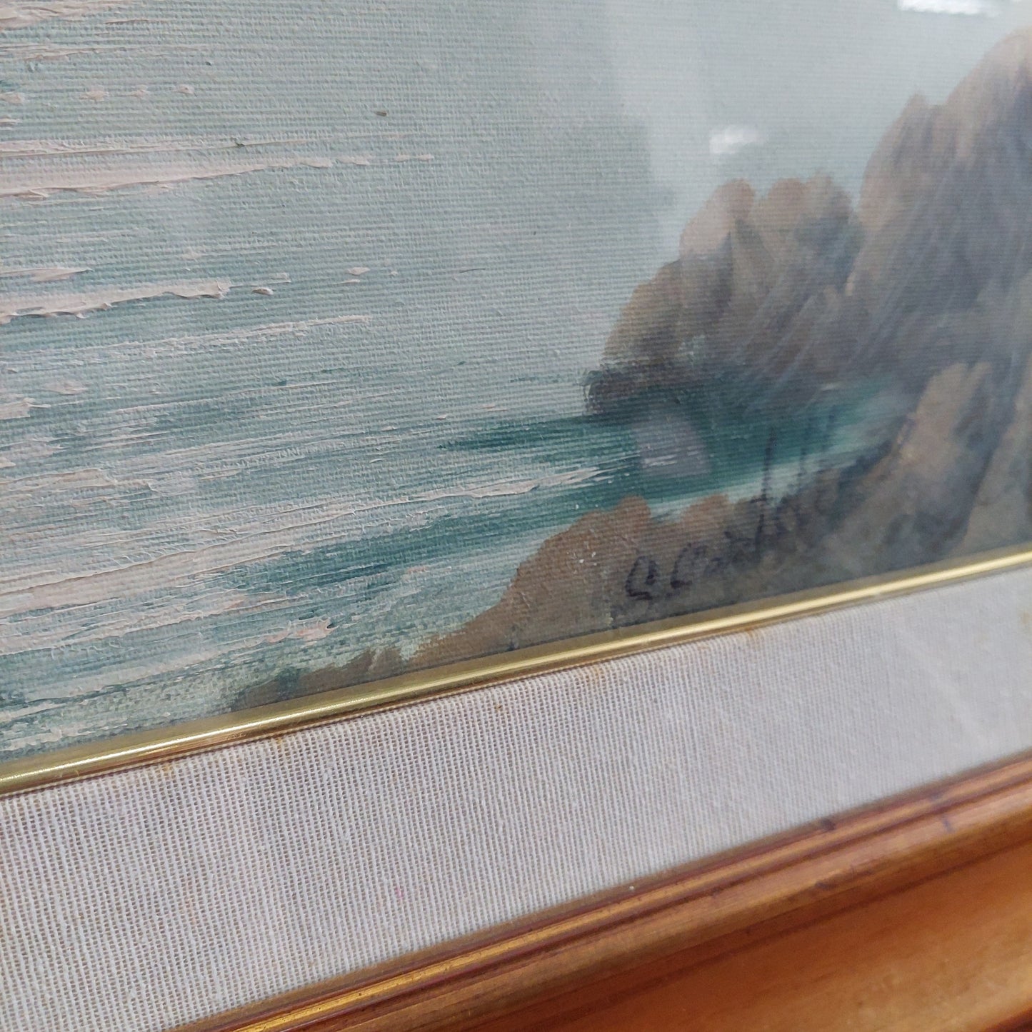Quadro Paesaggio Marino S. Castellano Cm92x72
