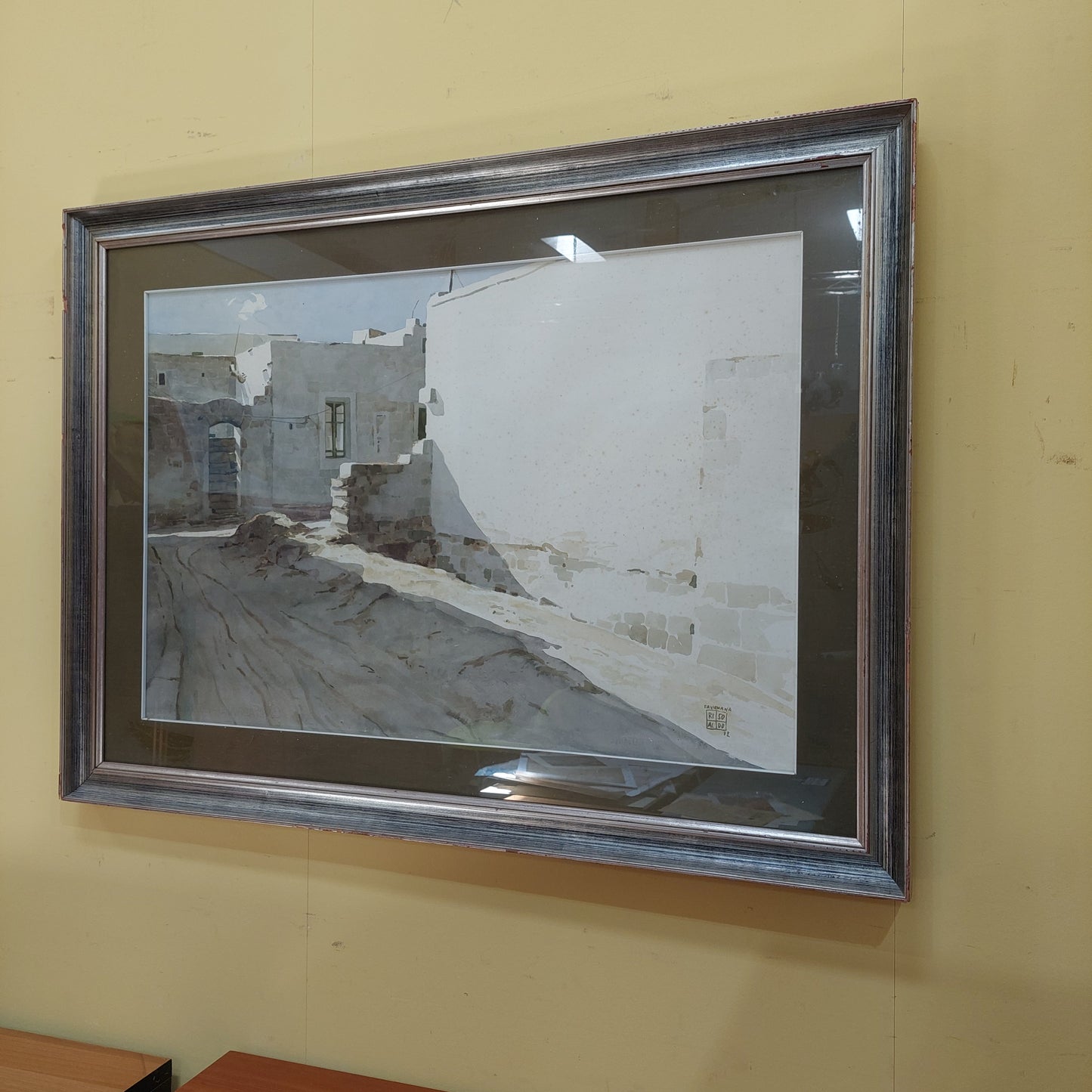 Q/ Acquerello Di Aldo Riso - Favignana 1972