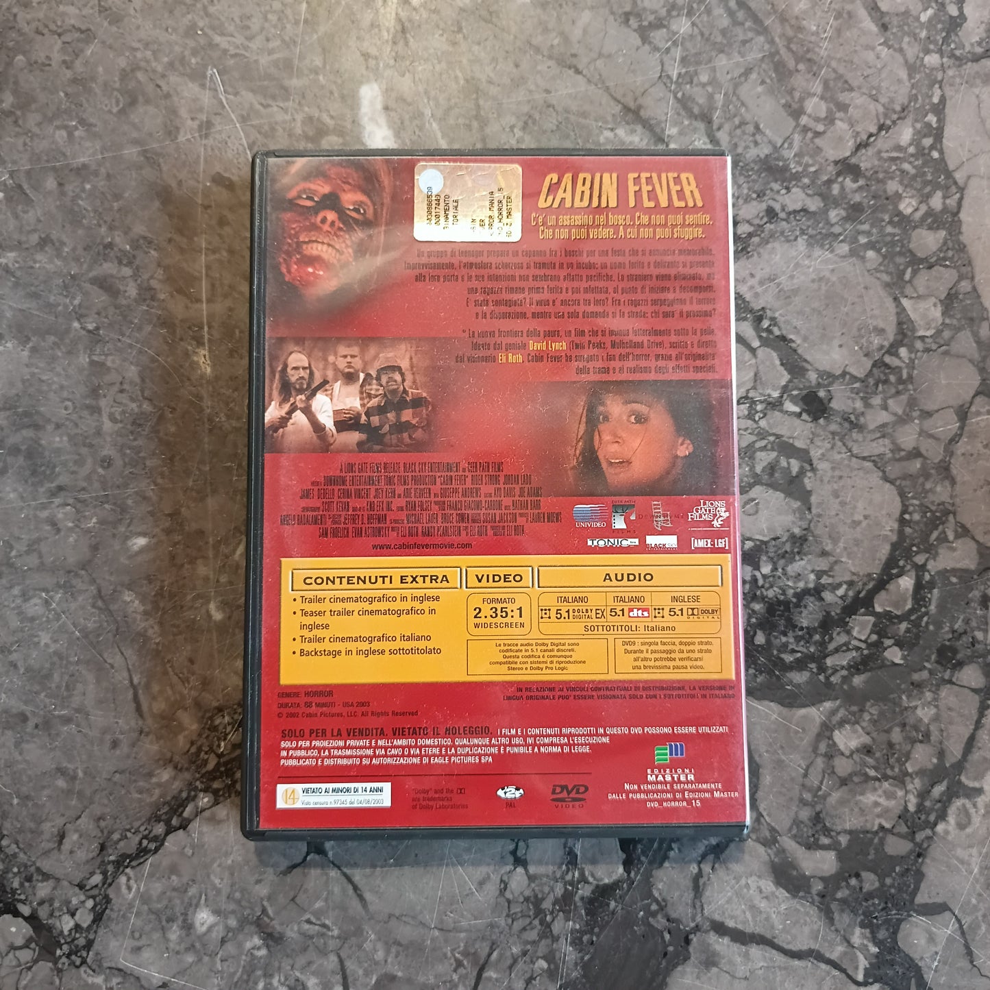 Dvd/cabin Fever