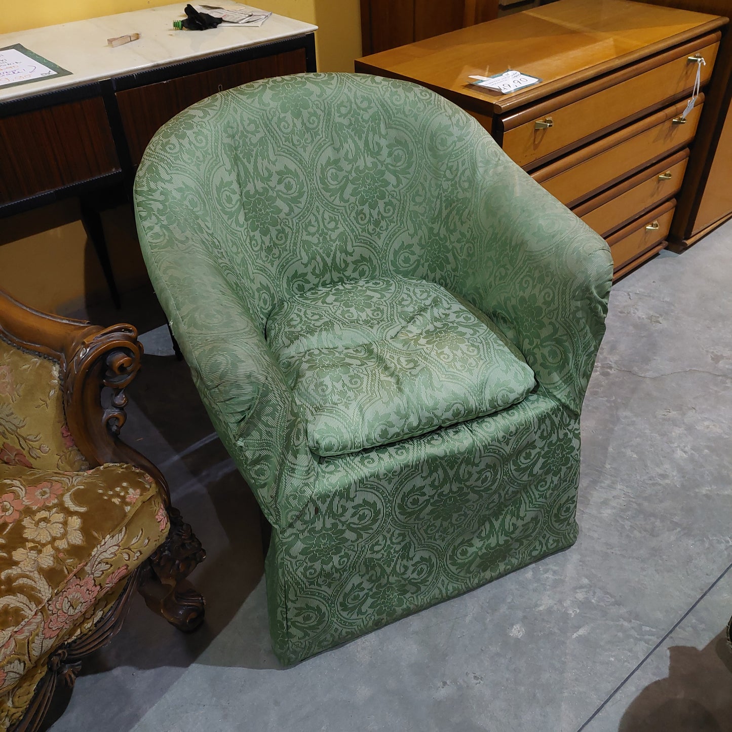 Poltroncina A Pozzetto Verde