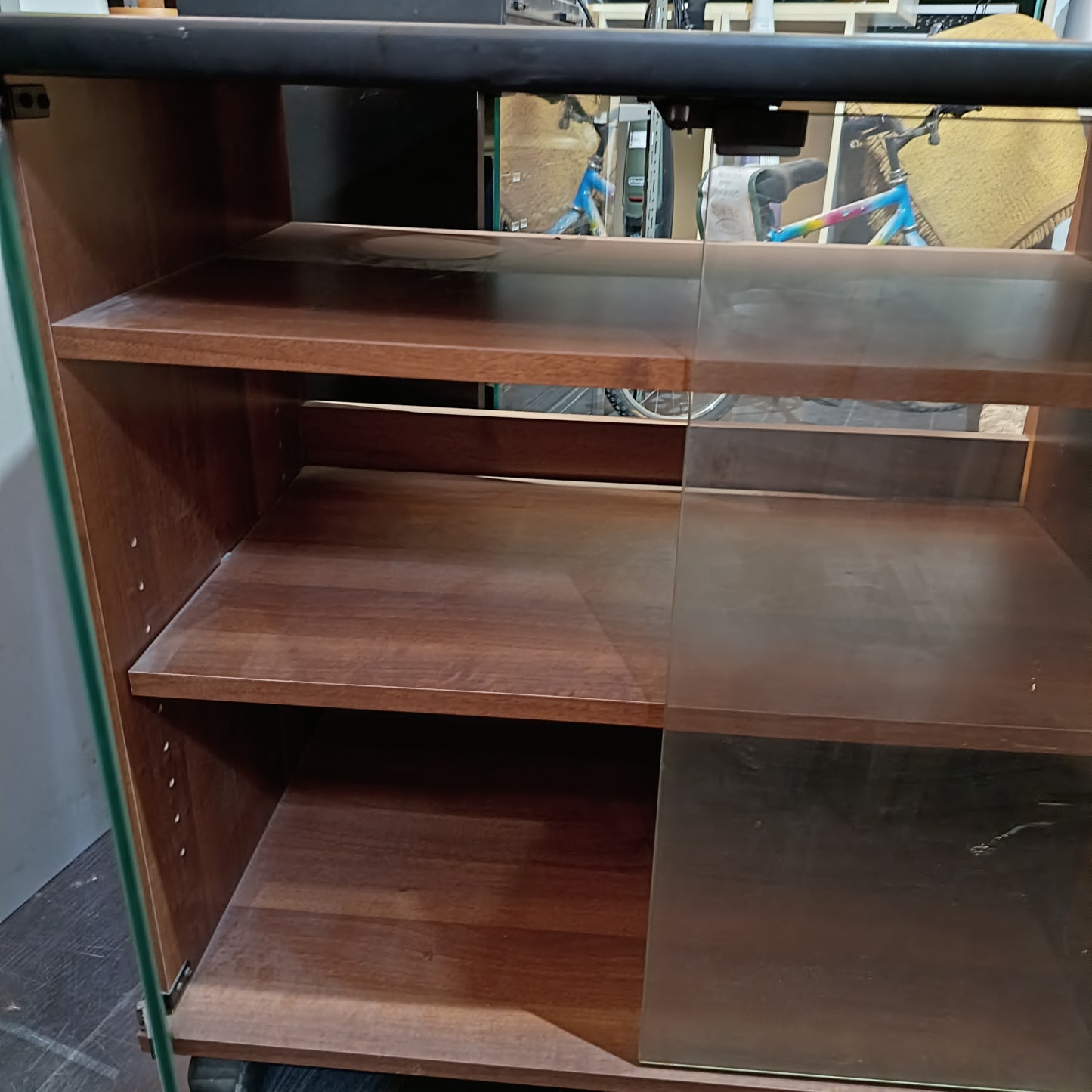 Carrello Porta Tv Ciatti 2/a Vetro Cm77x49x77h
