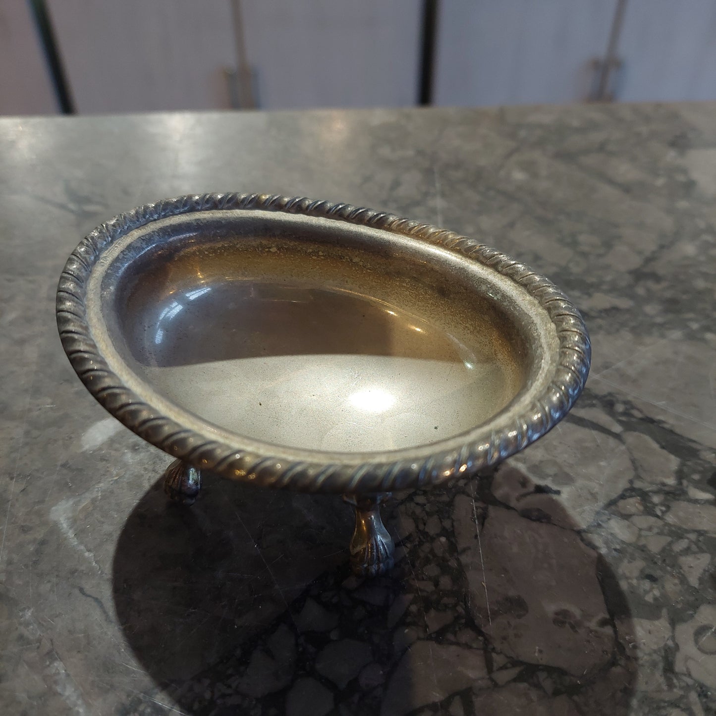 Ciotolina A Barchetta Silverplated St.inglese