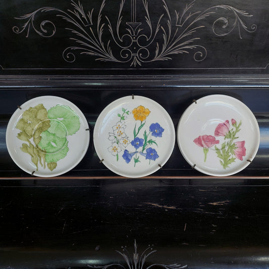 Set/3 Piattini Ceramica Ernestine D15 Anni '50