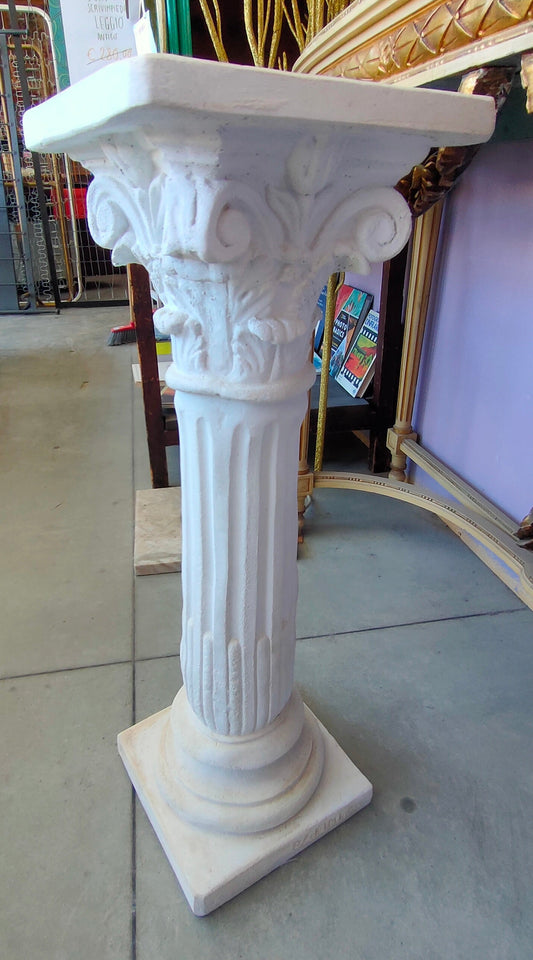 Colonnina Gesso Cm26x26x76h