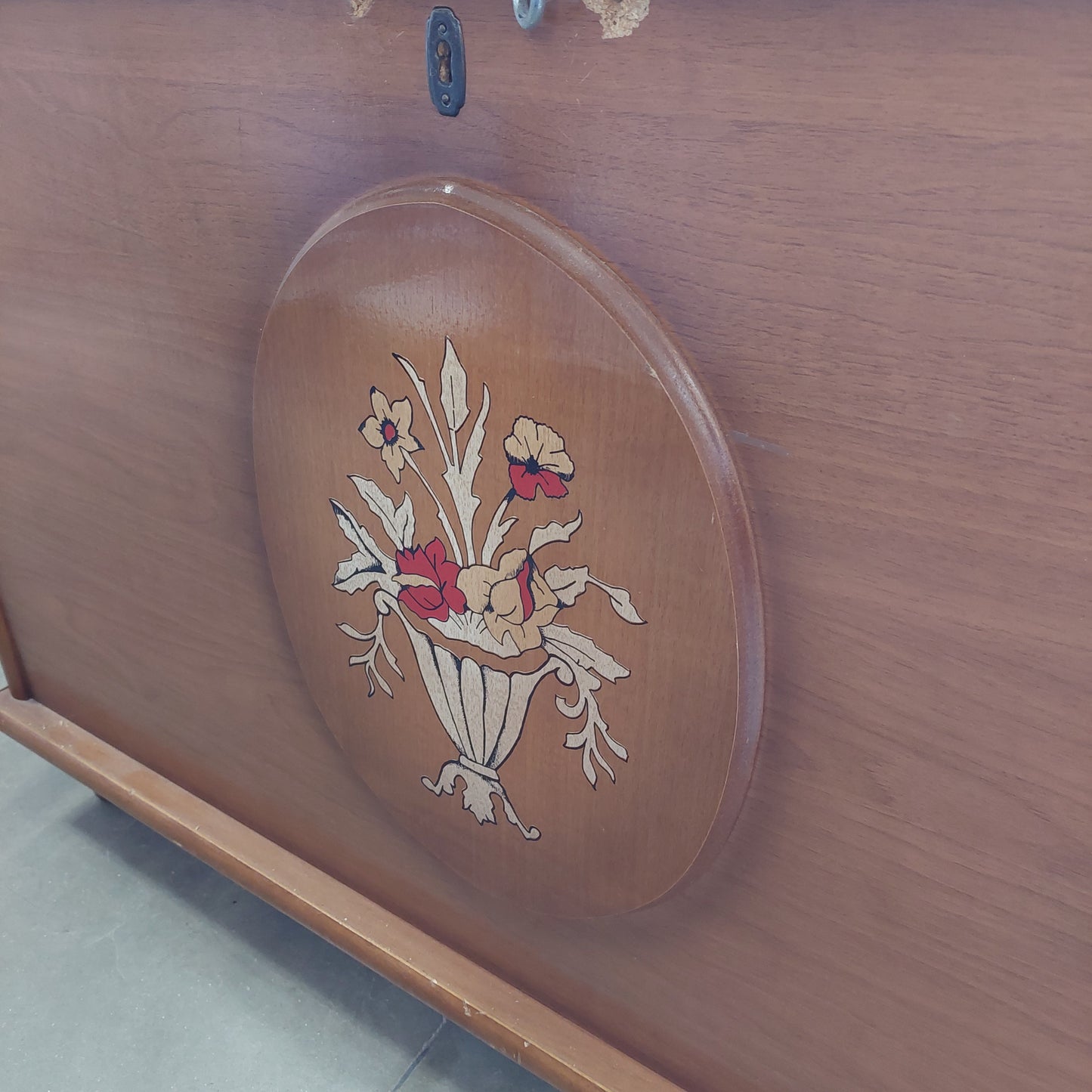 Cassapanca * Noce Anni 60 Cm110x57x71h
