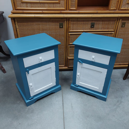 Coppia Comodini 1/c 1/s  Cm41,5x33,5x60h
