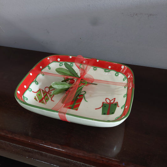Svuotatasche Ceramica Natalizia Cm20x16,5