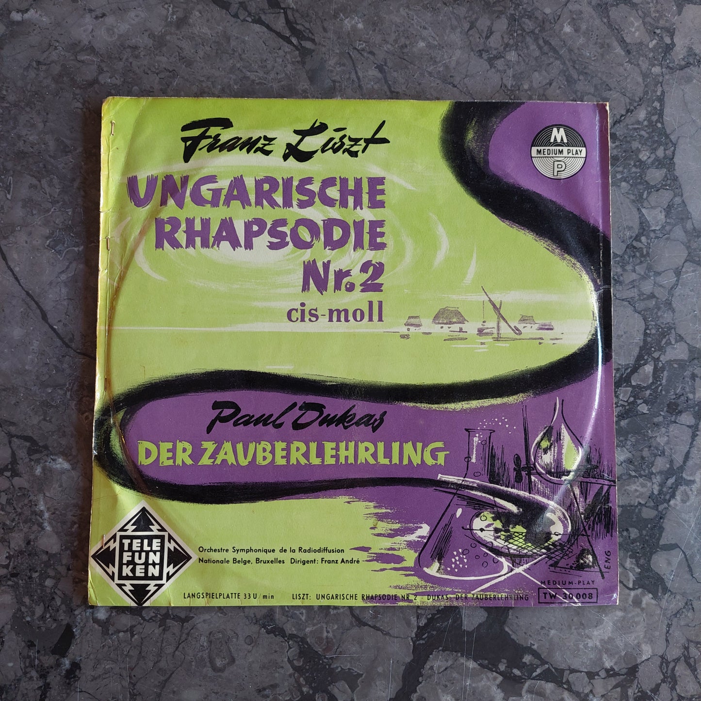 V/ungarische Rhapsodie N.2 - F.liszt (33 Giri)