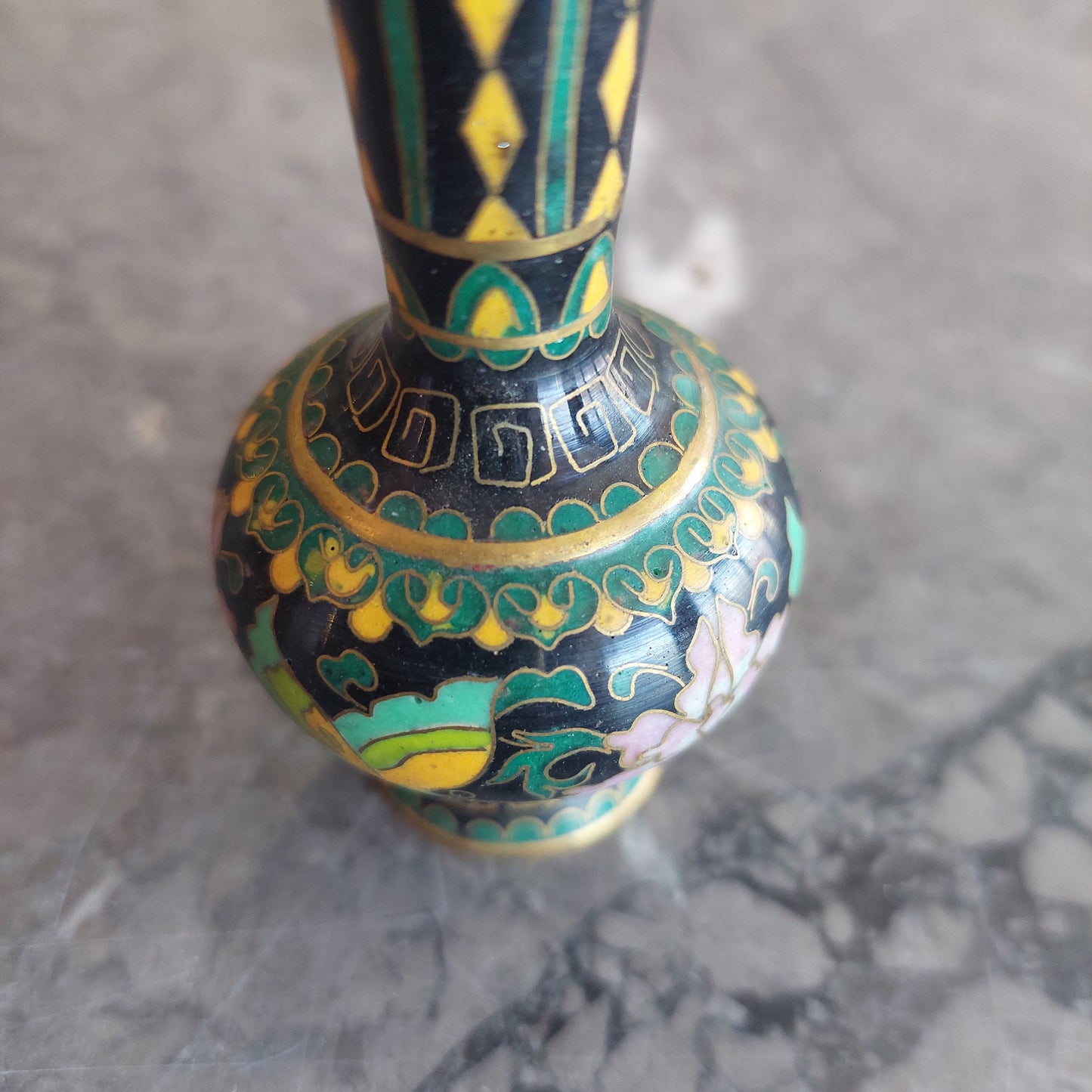 Mini Vasetto Cloisonnè Cinese