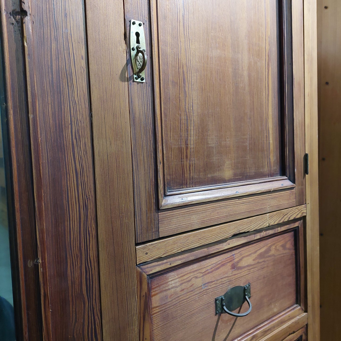 Armadio Stile Liberty Con Specchio Cm143x60x230h