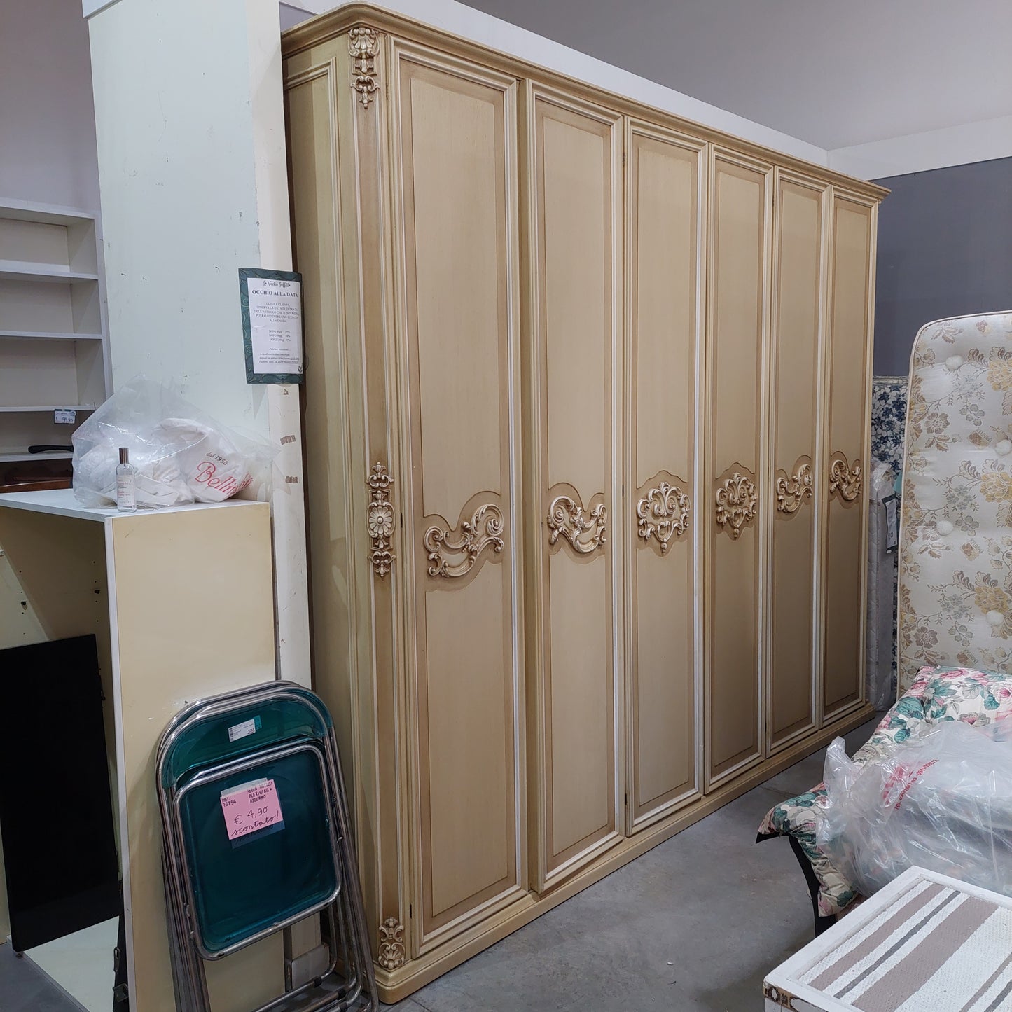 Armadio Avorio 6/a Cm320x62x262