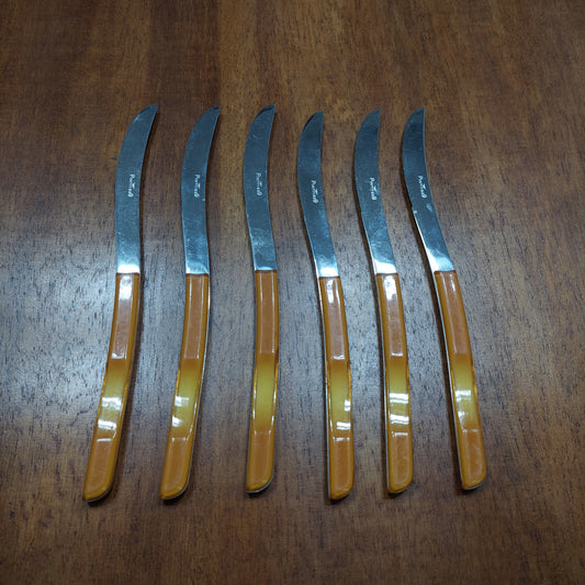 Set/6 Coltelli Pinti1929 Manico Arancio