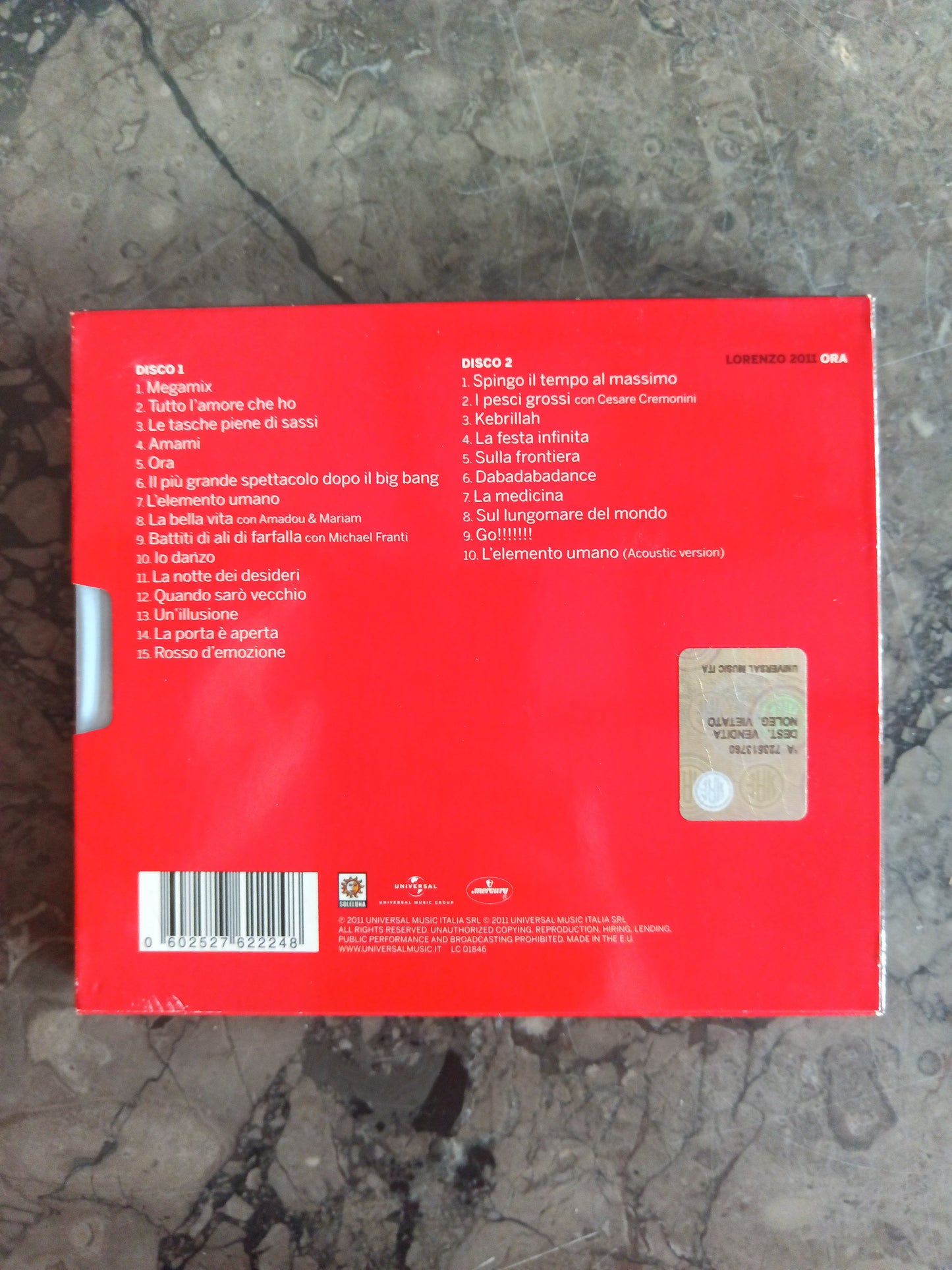 Ora - Lorenzo Jovanotti Cherubini
