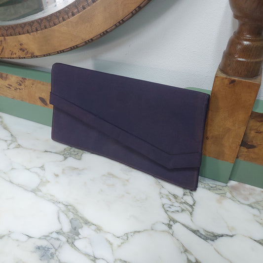 Borsetta Raso Blu Albertario Vintage