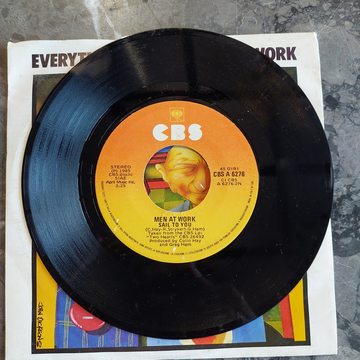 V/everything I Need - Men At Work (45 Giri)
