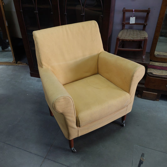 Poltroncina Color Albicocca C/ruote Anteriori