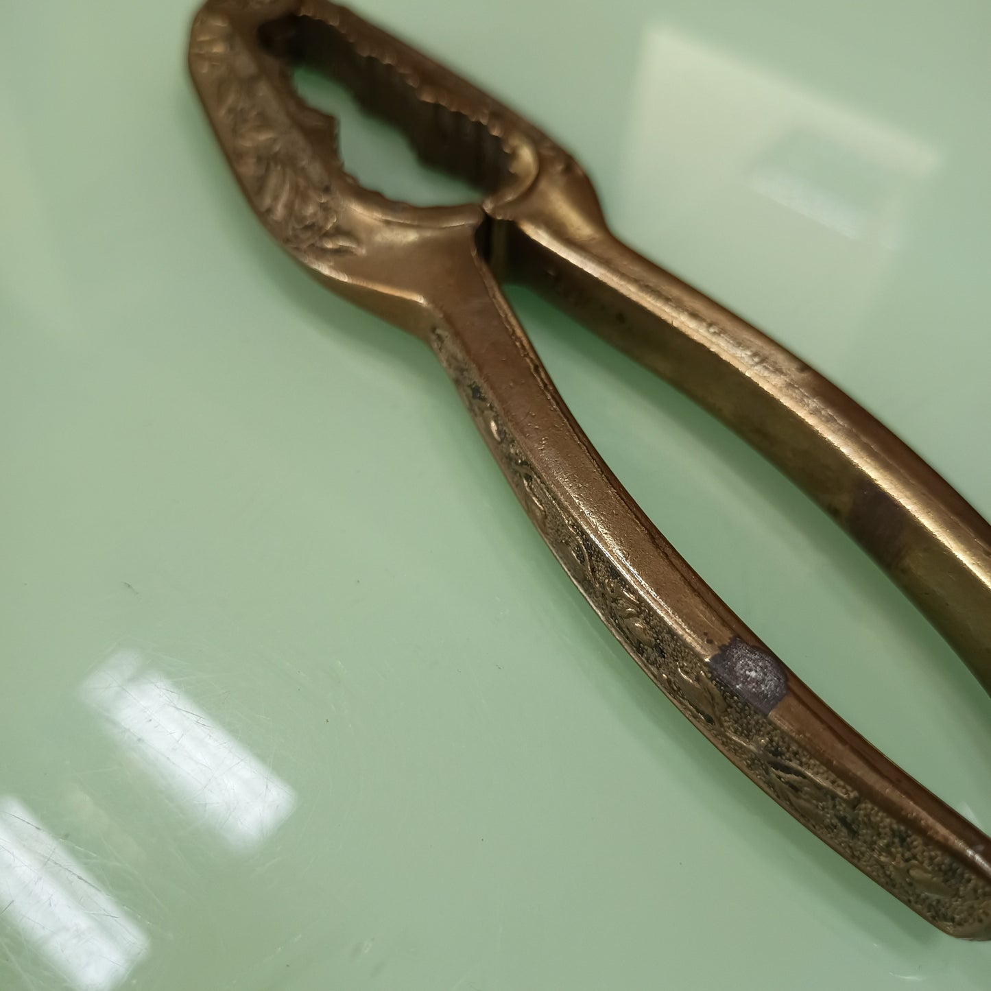 Schiaccianoci Vintage Ottone St. Art Nouveau