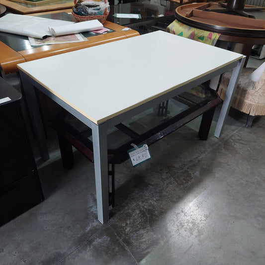 Tavolo Bianco Allungabile Cm130/190x80x76h