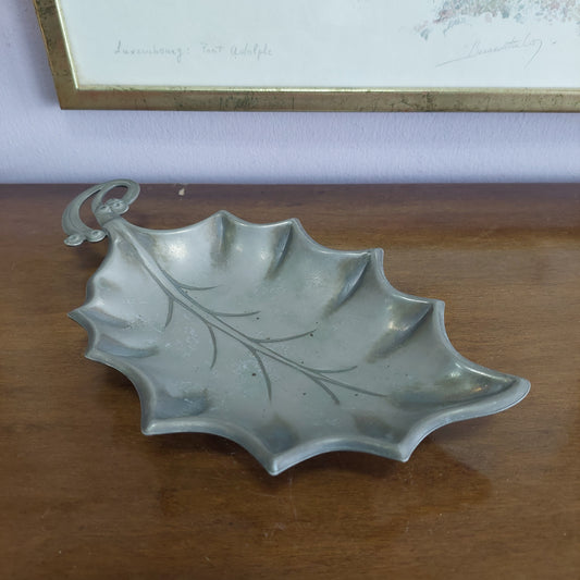 Svuotatasche Foglia Silver Plated Hugo Anni 50