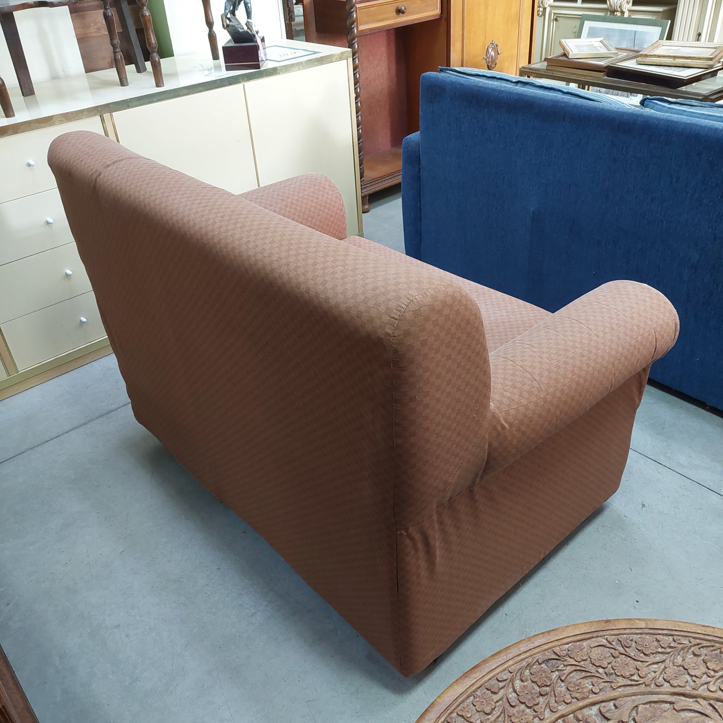 Divanetto 2 Posti Nocciola Cm120x80x87h
