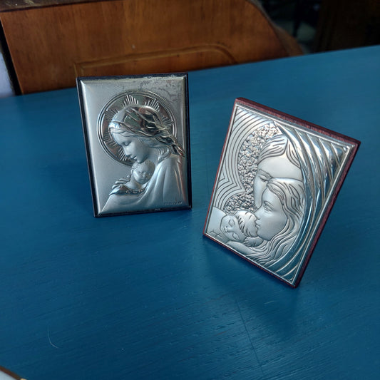 Bomboniera Immaginetta Legno/argento