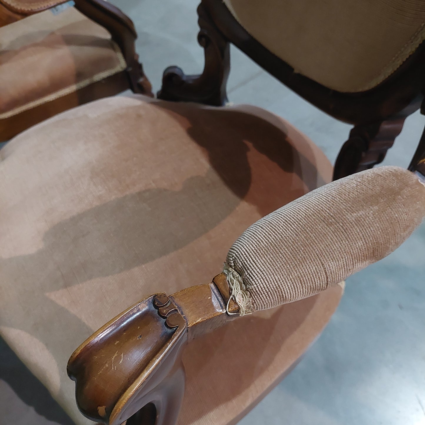 Coppia Poltrone Legno St. Luigi Filippo