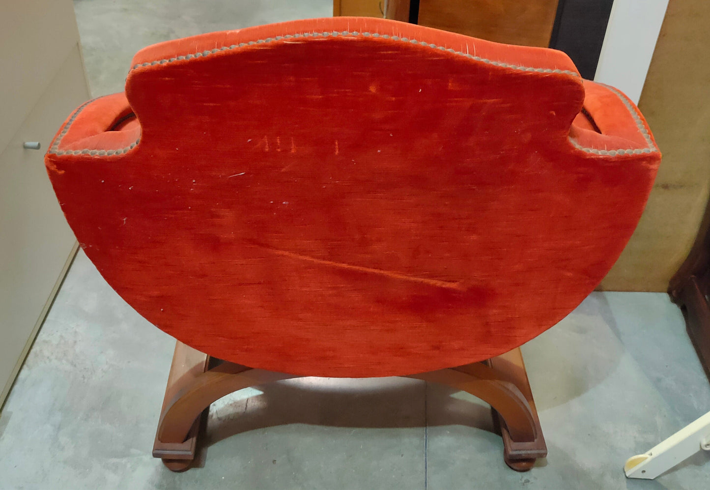 Poltroncina * St. Savonarola Velluto Arancio